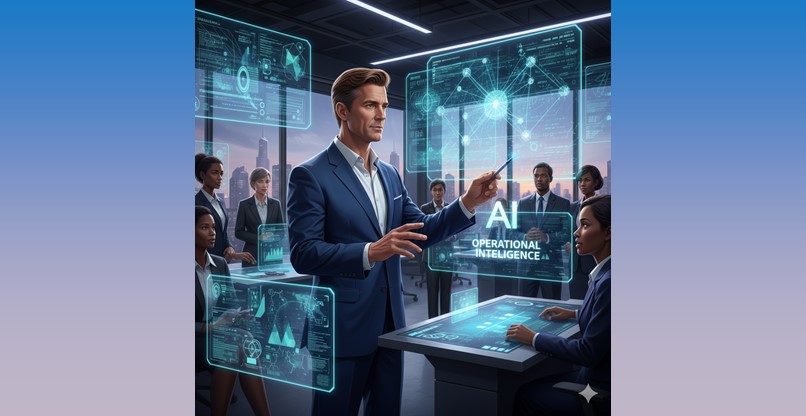 עליו ללמוד כיצד למנף את ה-AI בארגון. מנהל התפעול.