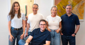 שותפים בקרן גלילות קפיטל - מימין אריק קליינשטיין רינת רמלר ליאור ליטבק, קובי סמבורסקי, ונופר עמיקם