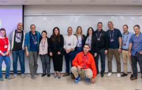 משתתפי* אירוע פתיחת ההרשמה הרשמית - Reverse Pitching - שנערך השבוע באוניברסיטת תל-אביב.