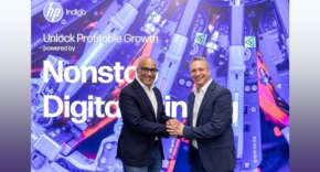 נועם זילברשטיין, מנכ״ל HP Indigo, ופאראג' פאטל, נשיא תחום שירותים משותפים בePac.