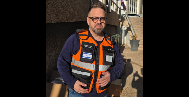 מנמ"ר עיריית רמת גן, קובי נח. צילום: דוברות עיריית רמת גן מנמ"ר עיריית רמת גן, קובי נח.