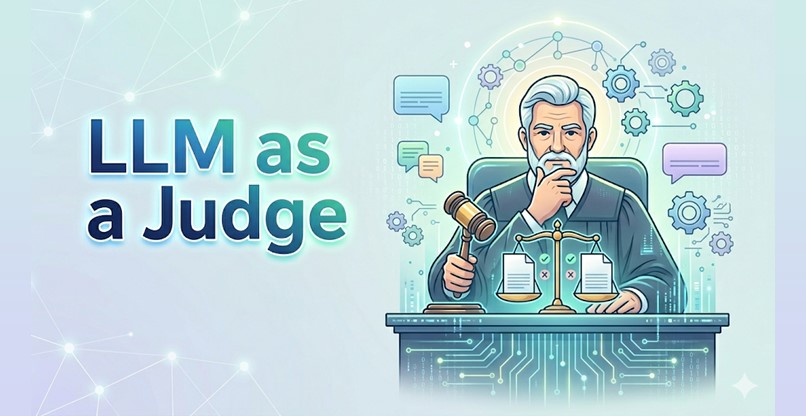 מציע להשתמש במודל אחד כדי להעריך את התוצרים של מודל אחר. LLM as a Judge.