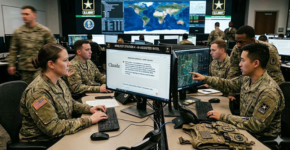 אילוסטרציה של חיילים בצבא ארצות הברית משתמשים בקלוד.