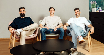 מייסדי פיג סקיוריטי. מימין: ניר לויה דהן, סמנכ"ל המוצר, גל שפיר, המנכ"ל, ורועי חיימוף, סמנכ"ל הטכנולוגיות.