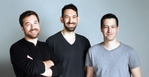 מייסדי נוץ'. משמאל: רפאל ברושי, המנכ"ל, אלול יעקבי, סמנכ"ל המוצר, ויובל פלד, סמנכ"ל הטכנולוגיות.