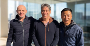 מייסדי סיילייק: מימין - וילסון שו, ניר צוק ואהוד (אודי) שמיר.