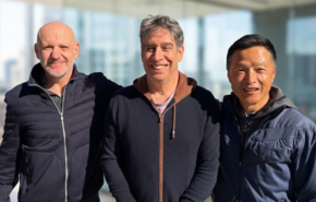 מייסדי סיילייק: מימין - וילסון שו, ניר צוק ואהוד (אודי) שמיר.