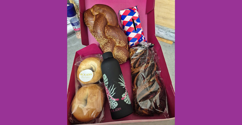 מארז מפנק, שקיבל אחד המילואימניקים מסיילספורס.