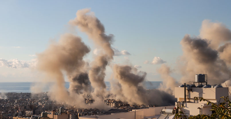 התקפה של צה"ל בביירות.