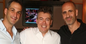 משמאל לימין: מייסדי אופן-לגאסי, רון רבינוביץ, רוני שטיין ורועי מור.