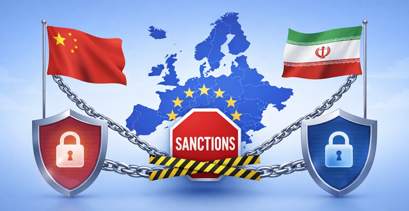 האיחוד האירופי הטיל סנקציות עליהן. חברות סייבר מאיראן וסין.