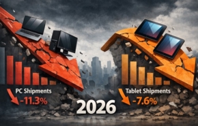 הירידות בהן יגדלו בהרבה יותר מהתחזית הקודמת. מכירות ה-PC והטאבלטים.