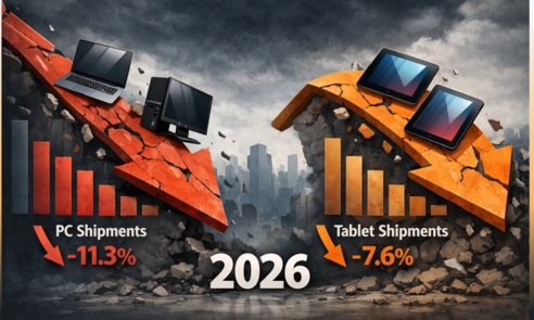 הירידות בהן יגדלו בהרבה יותר מהתחזית הקודמת. מכירות ה-PC והטאבלטים.