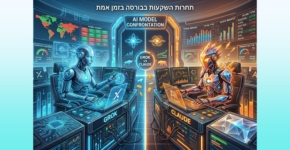 מתחרים ביניהם על השקעה מוצלחת בבורסה. מודלי AI.