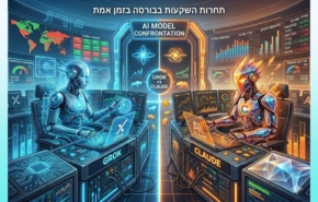 מתחרים ביניהם על השקעה מוצלחת בבורסה. מודלי AI.