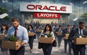 מתכוננת לפיטורי רבבו מעובדיה בעולם. אורקל.