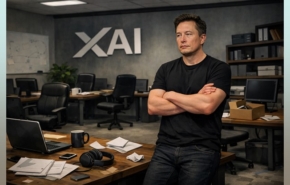 נשאר לבד מבין כלל מייסדי החברה. אילון מאסק.