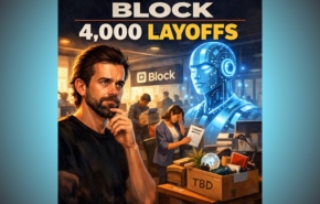 פיטר 4,000 מעובדי חברת בלוק. מנכ"ל ומייסד החברה, ג'ק דורסי.