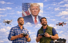 שחקנים בתעשיית הרחפנים. בניו של הנשיא טראמפ.