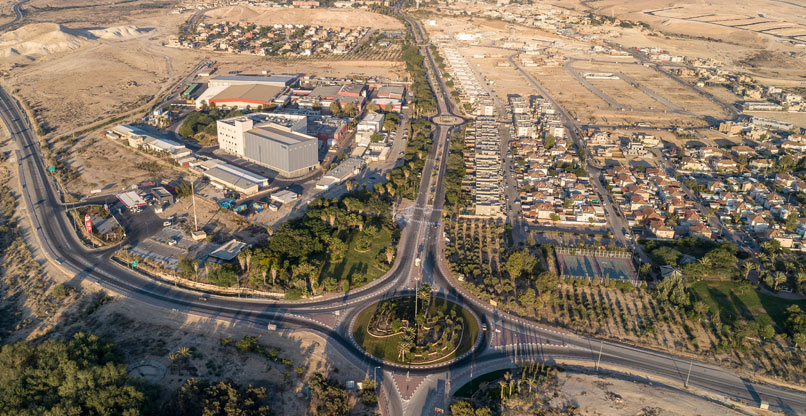 ירוחם ממעוף הרחפן.