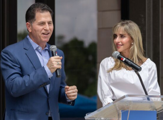 תרומת ענק. סוזן ומייקל דל.