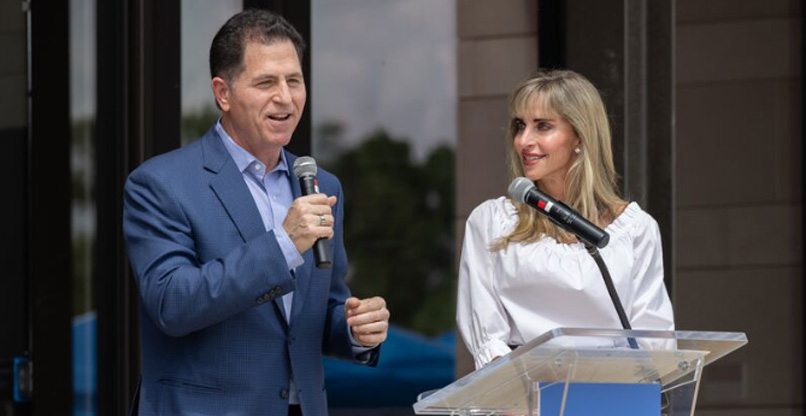 תרומת ענק. סוזן ומייקל דל.