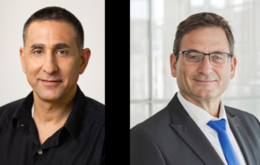 גיל אנגל, ראש המטה, ויוסי מזרחי, מנהל חטיבת "מצודה" - מערך הסייבר הלאומי.