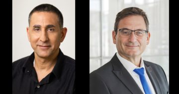 גיל אנגל, ראש המטה, ויוסי מזרחי, מנהל חטיבת "מצודה" - מערך הסייבר הלאומי.