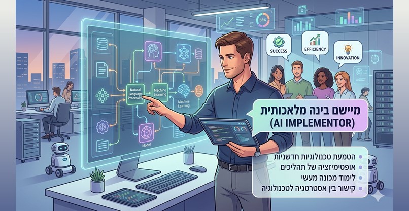 תפקיד שחסר בארגונים. מיישם ה-AI.
