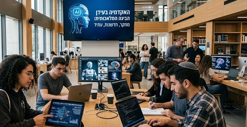 התפקיד של האקדמיה: להכשיר את דור ההיי-טק החדש לעידן הטכנולוגי החדש. צילום: ג'מיני התפקיד של האקדמיה: להכשיר את דור ההיי-טק החדש לעידן הטכנולוגי החדש.