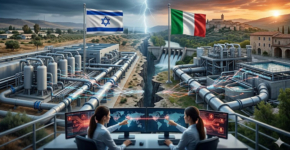 אילוסטרציה של מתקפות על מערכות מים ישראליות ואיטלקיות.
