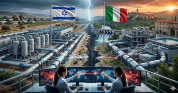 אילוסטרציה של מתקפות על מערכות מים ישראליות ואיטלקיות.
