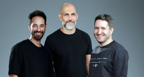מייסדי אייריס לאבס. מימין: רותם אבלס, עמוס להב ונועם פרידמן, מנכ"ל החברה.
