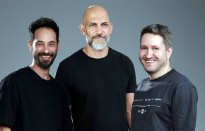 מייסדי אייריס לאבס. מימין: רותם אבלס, עמוס להב ונועם פרידמן, מנכ"ל החברה.