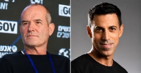 מימין לשמאל: אלי אדדי, מנכ"ל סלקום ו-שי אוזון, מנכ"ל אברא.