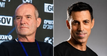מימין לשמאל: אלי אדדי, מנכ"ל סלקום ו-שי אוזון, מנכ"ל אברא.