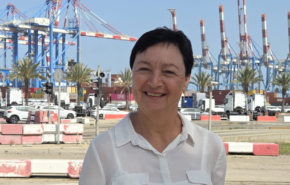 אירנה טלסניק, תוכניתנית בכירה באגף הטכנולוגיות בנמל אשדוד.