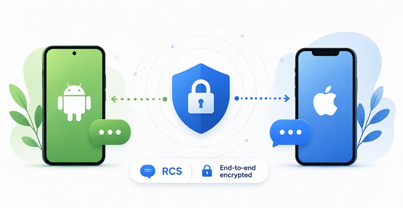מעתה יוצפנו במלואן במכשירי אפל. שיחות RCS.