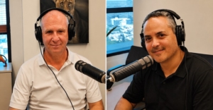 מימין לשמאל: רפי הופמן, סמנכ"ל ומנהל חטיבת סאפ בחברת נס, ואת עמית רונן, סמנכ"ל לקוחות מגזר פרטי ו-סאפ, ב-נס.