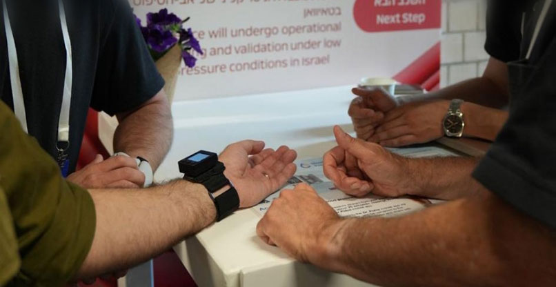 המכשיר של AccurateMeditech. צילום: דובר צה"ל המכשיר של AccurateMeditech.