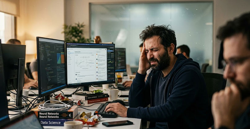 בינה מלאכותית. איזה לחץ… צילום: ג'מיני בינה מלאכותית. איזה לחץ...