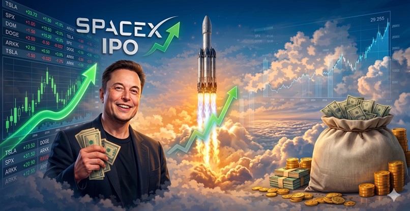 הונפקה והפכה את מאסק לטריליונר הראשון בתבל. SpaceX.