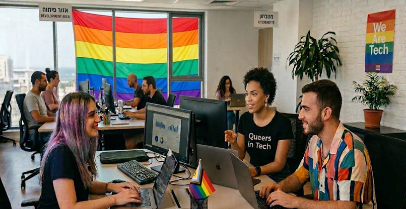 יש קבלת להט"בים.ות בהיי-טק - אבל גם חשש ממצב הקהילה במדינה.