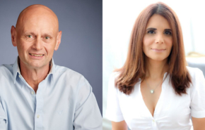 מימין: ניצב (בדימ') בועז גלעד ולימור מוצניק.