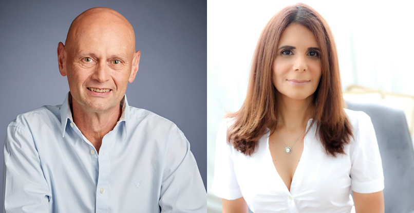 מימין: ניצב (בדימ') בועז גלעד ולימור מוצניק.