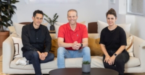 מייסדי ג'דיפיי. מימין: עדי אלימלך, ה-CTO; אריק שני, ה-CPO; ואסף הנקין, המנכ"ל.