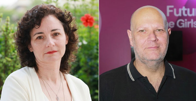 מימין: גיא מזרחי ונסטיה אוצ'קובסקי. צילום: רינת וידס מימין: גיא מזרחי ונסטיה אוצ'קובסקי.