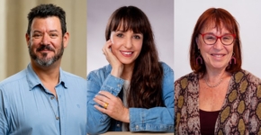 עומדים מאחורי מיזם האדיבות. רינה לוי, ד"ר רותם שפירא מהמרכז האקדמי לוינסקי-וינגייט ואוניברסיטת תל-אביב וד"ר אריק חשין מאוניברסיטת חיפה.