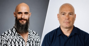 מימין לשמאל: חיים הרשקו-יבור, CIO תמורה סוכנות לביטוח; ואריאל עוז, CTO איטרניטי וקבוצת אמן.