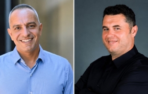 משמאל לימין: יניב ברזילי, מנכ"ל משותף, סי דאטה; משה חיטי CTO Security, סי דאטה.